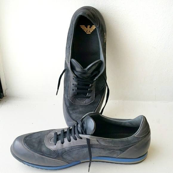 *SOLD*Armani leather men sneakers - Picture 3 of 11